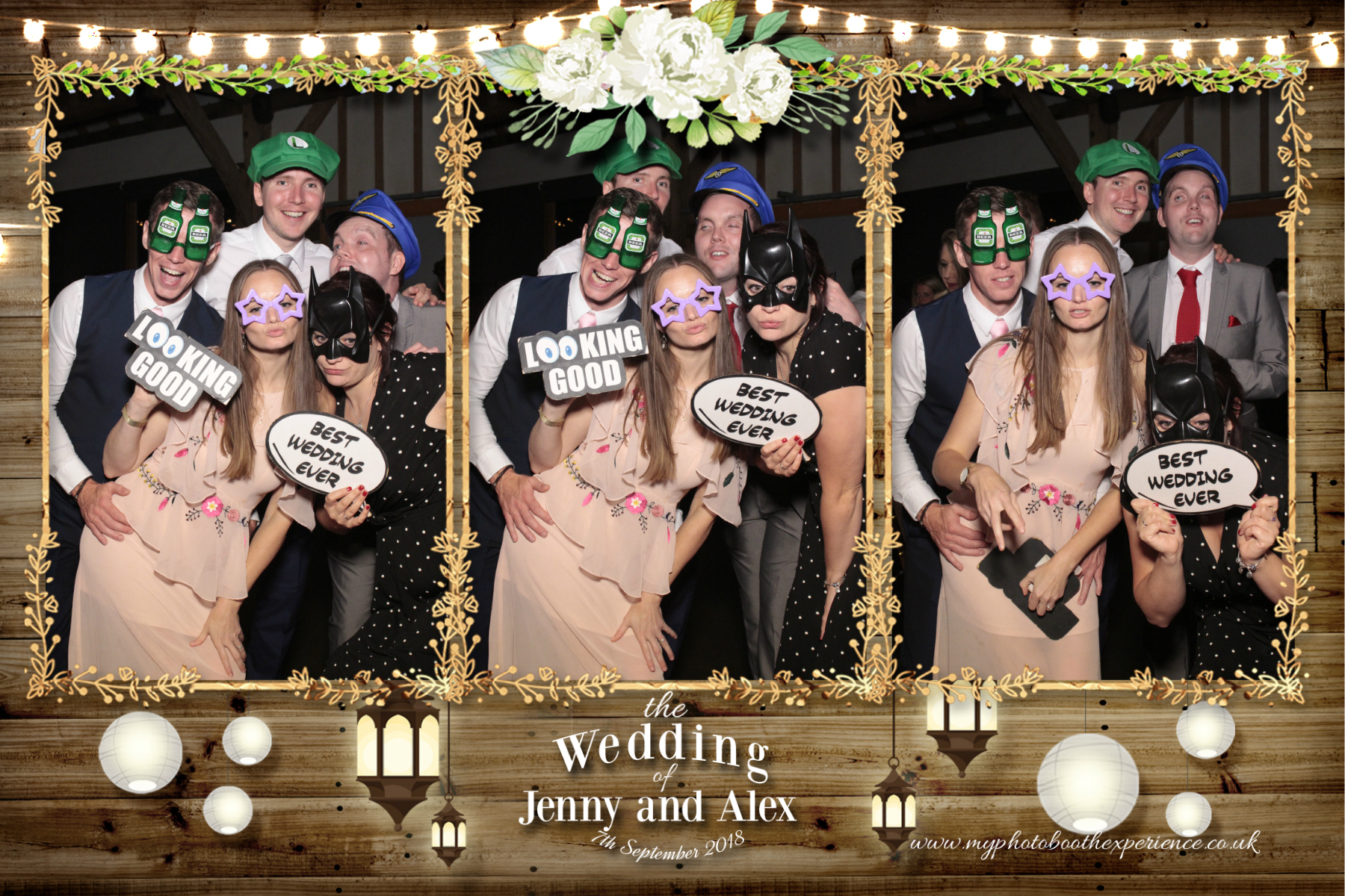 Jenny & Alex's Wedding | View more photos from the event at gallery.myphotoboothexperience.co.uk/u/MyPhotoBoothExperienceLtd/Jenny-Alexs-Wedding